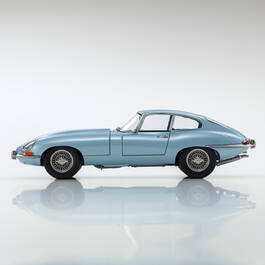 jaguar e type silver blue UK JESBL c three