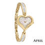 the personalised birthstone heart watch UK PHBW e five