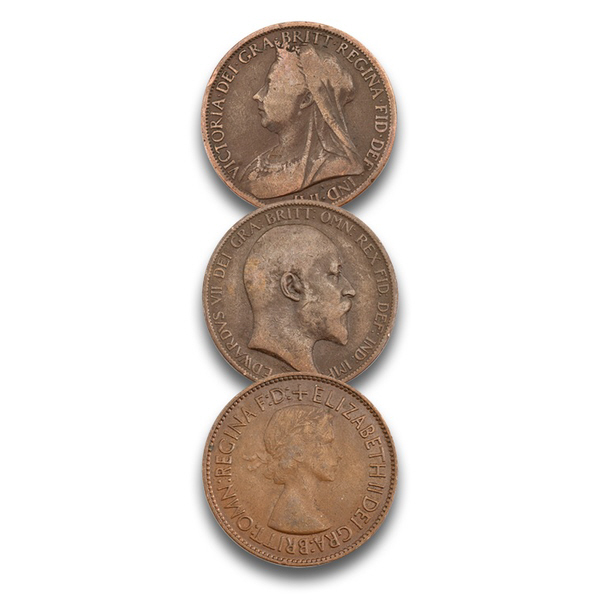 britannia pennies sculpture UK BRTS a main