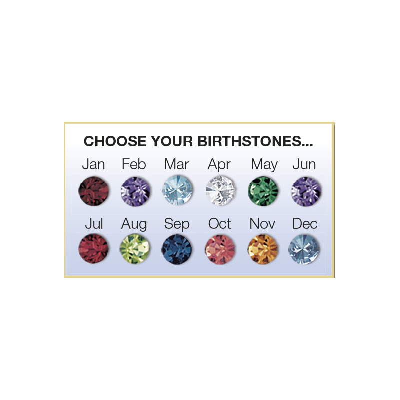 birthstone crystal hoop earrings and pen UK BCHEPS a main