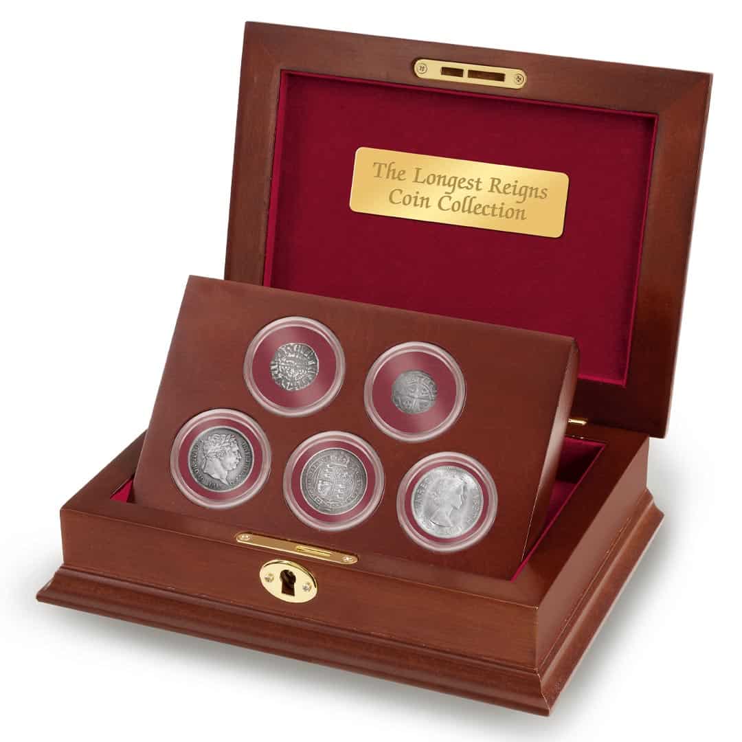 the longest reigns coin collection UK LRMC a main