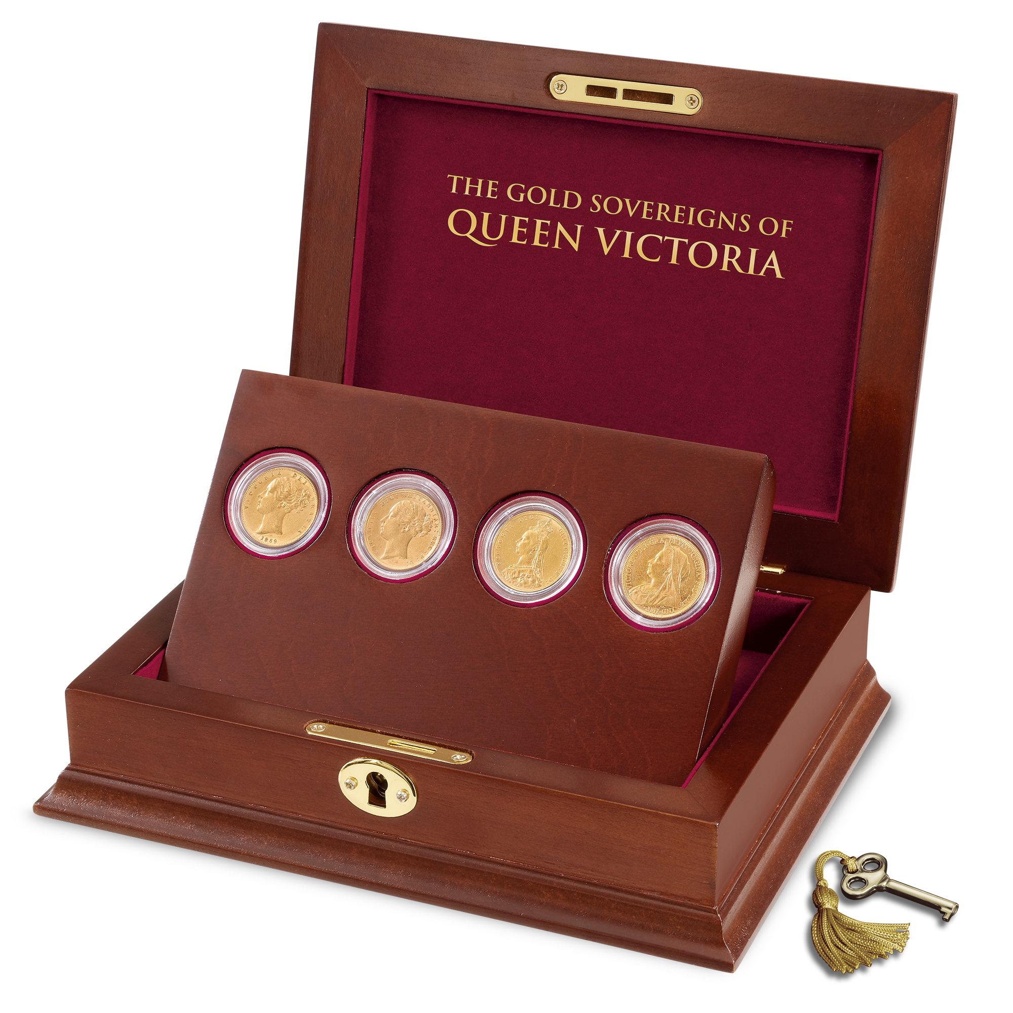 the gold sovereigns of queen victoria UK QVSR a main