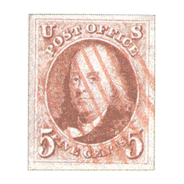 the united states first postage stamp UK USSF a main