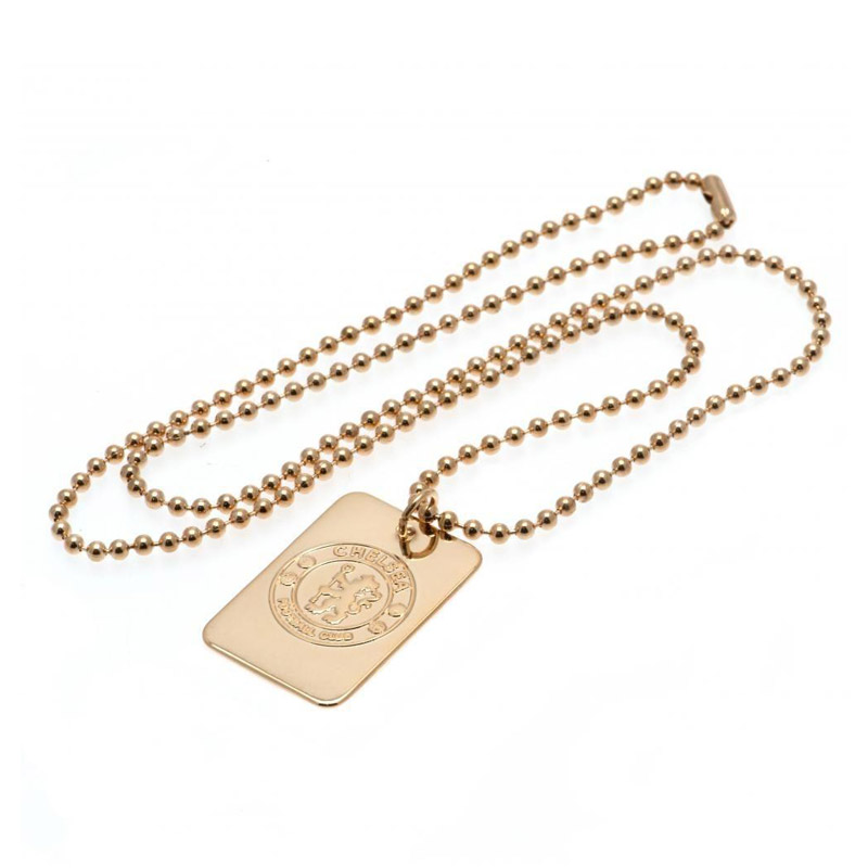 the chelsea fc gold plated dog tag UK CHGDT a main